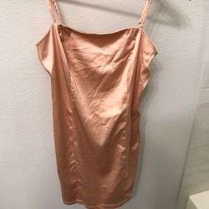 Urban Outfitters Pink Satin Dress